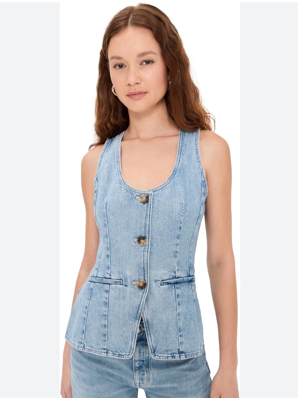 Madewell Denim Vest- Size 0